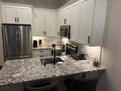 Large breakfast bar with seating
