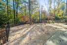Paved backyard
