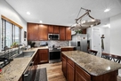 Fully functional kitchen with flat top stove