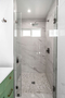 Walk-in shower, equipped with a rainfall show