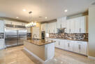 Gourmet kitchen.