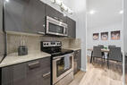Microwave, Oven and plates, glasses, cup