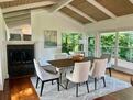 Beautiful dining area w/ fireplace