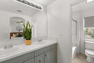 Separate shower and toilet room