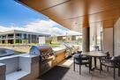 Outdoor grilling area
