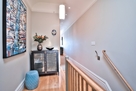 Warm radiant-heated hardwood floors throughou