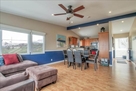 Living area and dining area