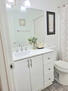 Upstairs bathroom with shower