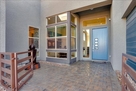 Entryway with Zen Vortex Fountain and Mountai