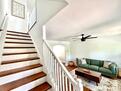 Stairs to bedrooms, office and bathroom
