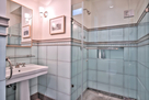 Hall bath with walk-in shower