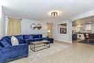 Spacious Living Room with large Velvety secti