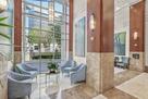 The lobby is sumptuous