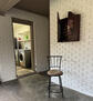 Private laundry room from patio