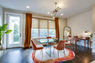 Flexible dining space doubles as game, work, 