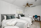 2 full beds in BR4 with desk for work