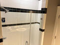 Ceramic tiled shower