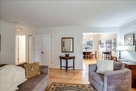 Living room into dining area