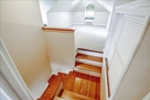 Stairway to upper seating area