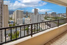 City view from the balcony
