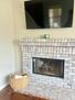 Living room fireplace