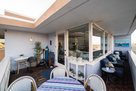 Balcony just off living room