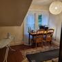 Office space, ironing board, yoga rug, closet