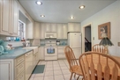 Beautiful kitchen with eating area.