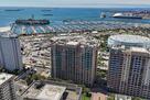 Drone shot of The Aqua
