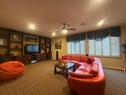 View of the mid-level home theater