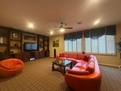 View of the mid-level home theater