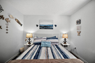 Bdr 2 w/ queen bed nautical decor