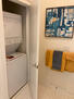 Stackable washer/dryer in bathroom