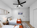 plush sheets, fluffy pillows