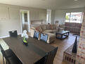 Living room w/ tons of storage.