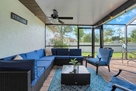 Well lit and air circulated outdoor seating a