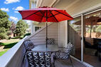 Private back patio