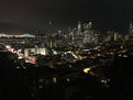 City Lights From Rooftop Deck