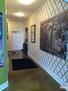 Entry foyer with artwork