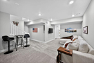 Basement furnishings for enjoying games