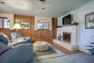 Family room- Has a fireplace.