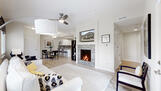 Firfeplace and Ceiling Fan
