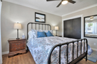 Comfortable bed and linens