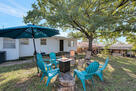 Relax around the fire pit or enjoy outdoor ga