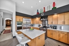 Spacious fully stocked chef's kitchen
