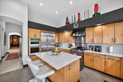 Spacious fully stocked chef's kitchen