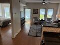 Kitchen with view into Bedroom