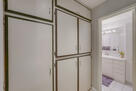 hallway leading to bathroom