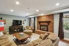 Terrace Level Family Room with Gas Fireplace