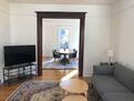 Living Room with Dining Room View